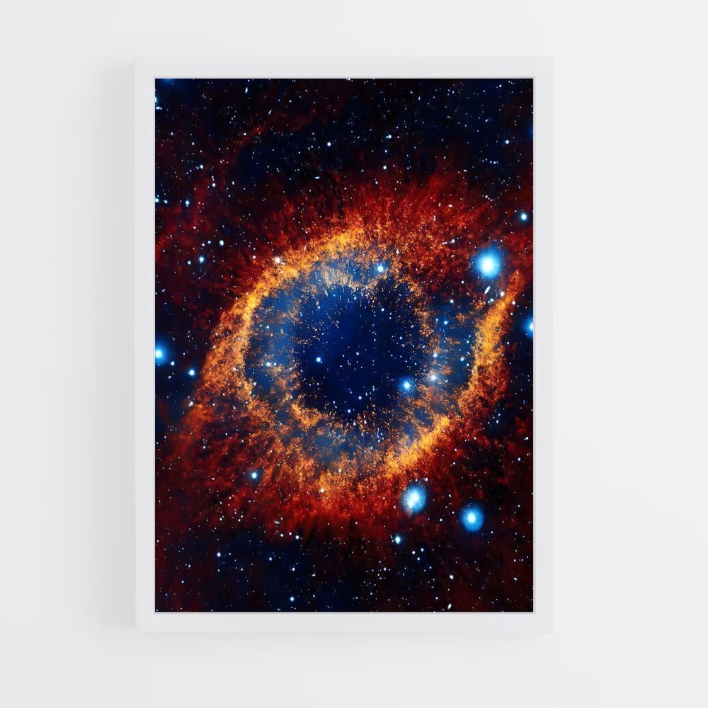 Poster La Nébuleuse Helix – affiche Astronomie (vue 3)